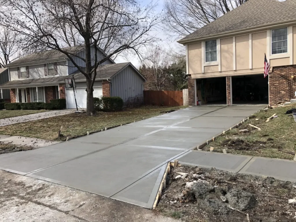 Rodney Concrete driveways for residential and commercial properties.