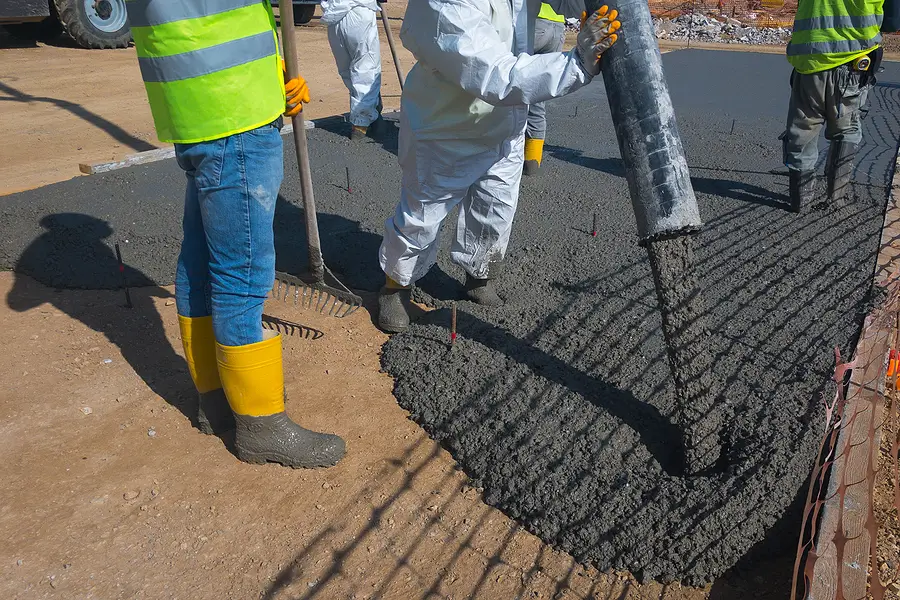 Rodney Concrete driveways built using advanced tools and equipment.
